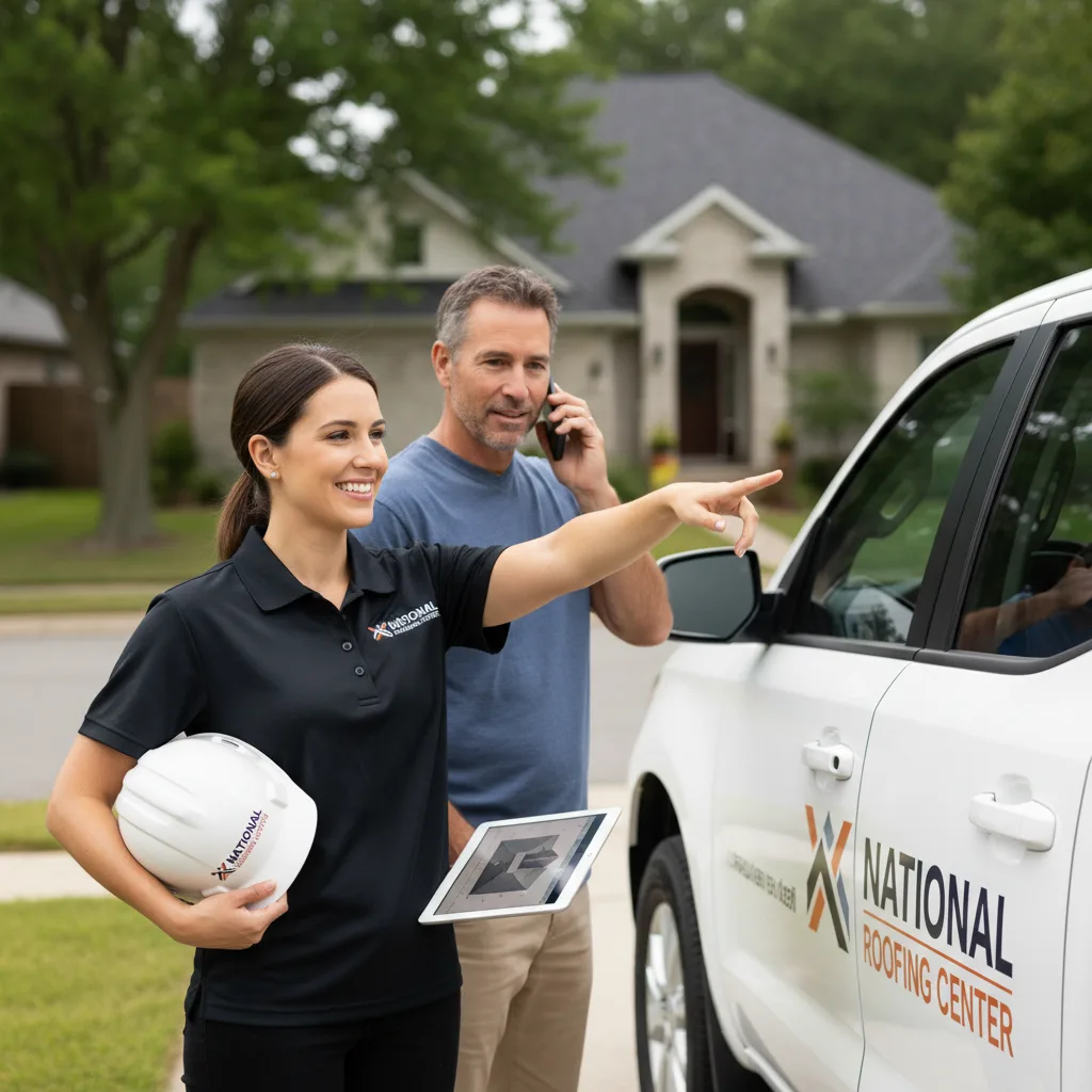 National Roofing Center customer support in Aubrey